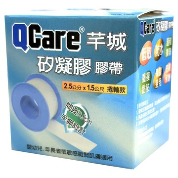 QCare 矽凝膠膠帶 捲軸款 透明色  1個  1個裝  2.5cm x 1.5m