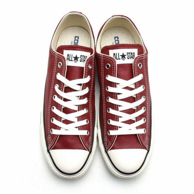 大人気新作 CONVERSE◇ローカットスニーカー/US8/RED/レザー 26.0cm