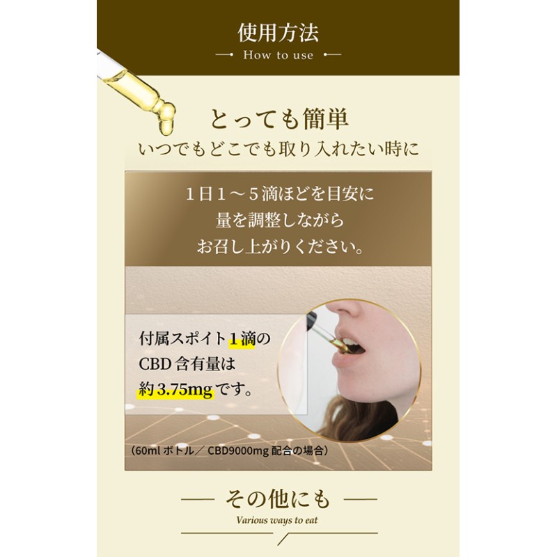 CBD オイル 超特大容量 60ml 高濃度 15% - リラクゼーショングッズ