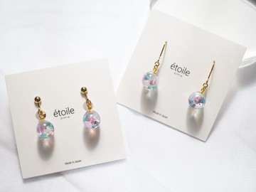 施華洛世奇圓球短款 SDSS-10 [耳環]