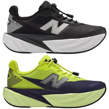 New Balance 慢跑鞋 中童鞋 免綁帶 FuelCell Rebel 黑/綠 PFCX8P5-W/PFCX7Z6-W