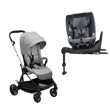chicco One4Ever Lounge 全能秒收雙向輕量手推車+Bi-Seat全能i-size安全汽座Air版