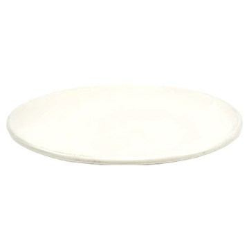 CHIPS Heuge 餐盤 大皿 美濃燒 陶瓷 日本製  志野白色  24.5 x 2.4cm  1個