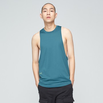 【VOUX】抗菌吸排訓練背心(男)-(荒綠/金盞花橘/膠片黑)