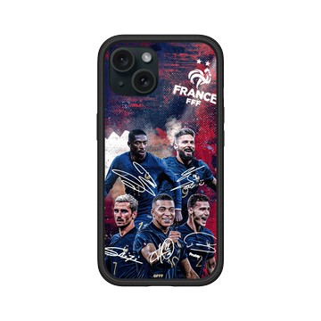 iPhone 15 Mod NX 黑 - FFF - France National team - Signatures 2