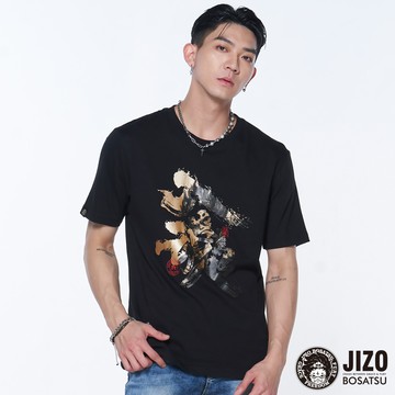 【㊙結帳2件再88折】髭文字-年度文字入魂短TEE(黑) - BLUE WAY  地藏小王