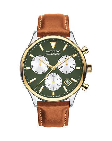 Movado Heritage Series Calendoplan Chronograph, 43mm