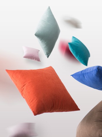 現代簡約純色抱枕靠墊沙發辦公室床上靠背墊腰枕床頭抱枕套不含芯