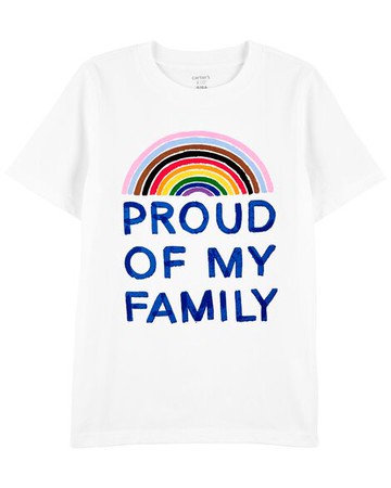 Kid Proud Of My Family Pride Jersey Tee