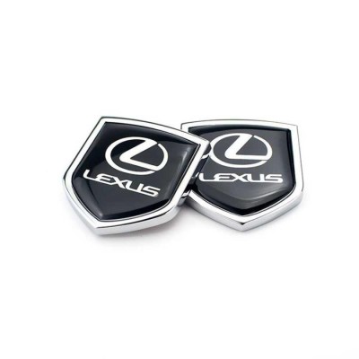 LEXUS 激レアレクサスエンブレムバッジ ステッカー2個セットカー