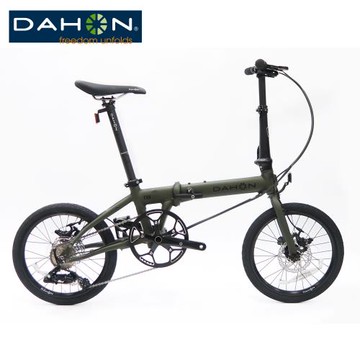 DAHON大行 K9 16吋9速鋁合金碟煞折疊腳踏車(KAA693mini)-綠