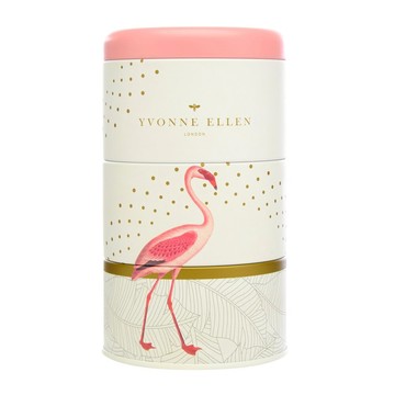 英國Wax Lyrical  動物饗宴YVONNE ELLEN三層蠟燭禮盒-熱帶狂想 (紅鶴)
