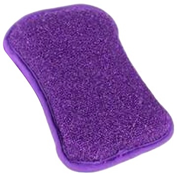 White Magic 超細纖維海綿菜瓜布 葡萄紫 不刮傷餐具 吸水力強 易清洗 經久耐用  1個  1入