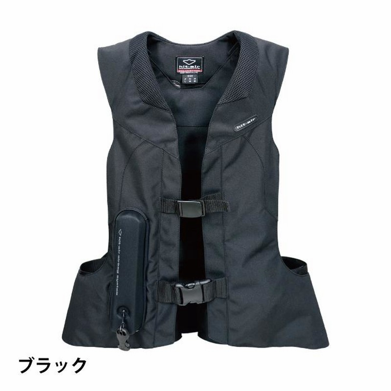 美品　乗馬エアバッグベスト　ヒットエアhit air 黒　バイク　子供　ジュニア 乗馬 ヒットエアー エアバッグ hit-air ベスト 乗馬用 馬具 男女
