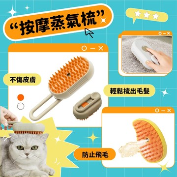 寵物噴霧按摩梳 寵物噴霧梳 寵物除毛梳 噴霧梳 按摩梳  GM2