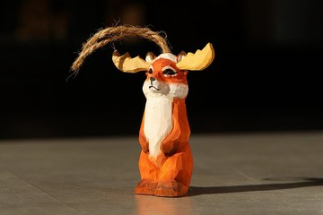 聖誕狐狸吊飾