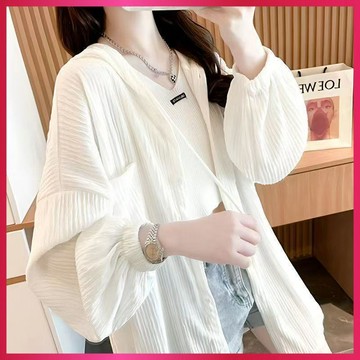 『ATC』早秋上衣大碼300斤防曬衣女外穿春夏韓版寬鬆胖妹妹中長款百搭空調衫外套