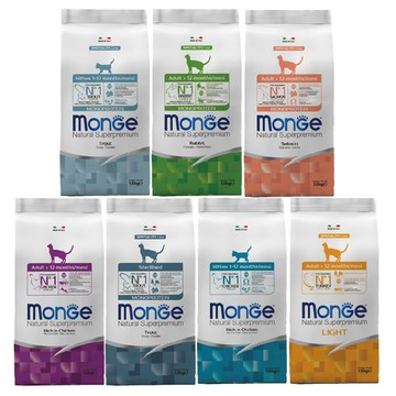 MONGE 瑪恩吉- 1.5kg 天然全能系列 貓飼料 (貓主食/貓乾糧/貓飼料)
