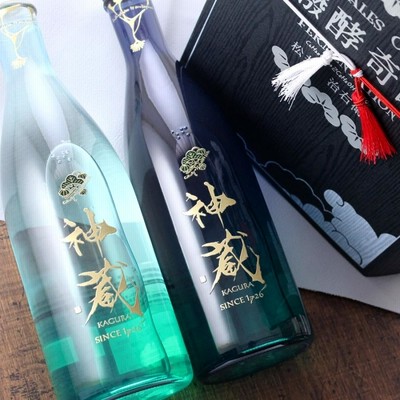 松井酒造　神蔵　純米酒ルリ　スパークリング720ml　2本セット kagura-ruri-720top5.jpg