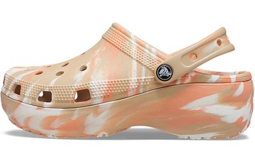 WMNS CROCS CLASSIC PLATFORMMARBLED CLOG