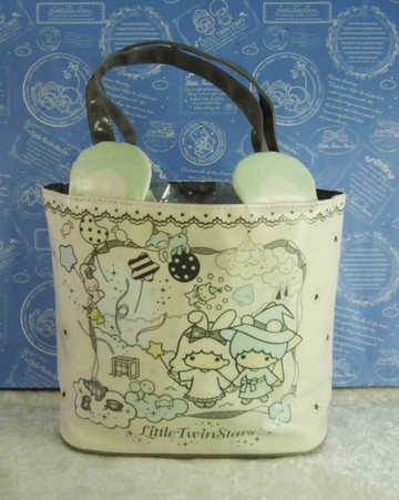 【震撼精品百貨】Little Twin Stars KiKi&LaLa 雙子星小天使~袋子_粉