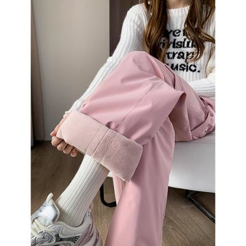 工裝羽絨褲女冬季外穿2025新款保暖東北零下40度防寒裝備防風棉褲