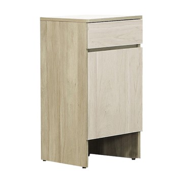 文創集 瑞歐雙色1.3尺二抽收納櫃-40x40x80cm免組