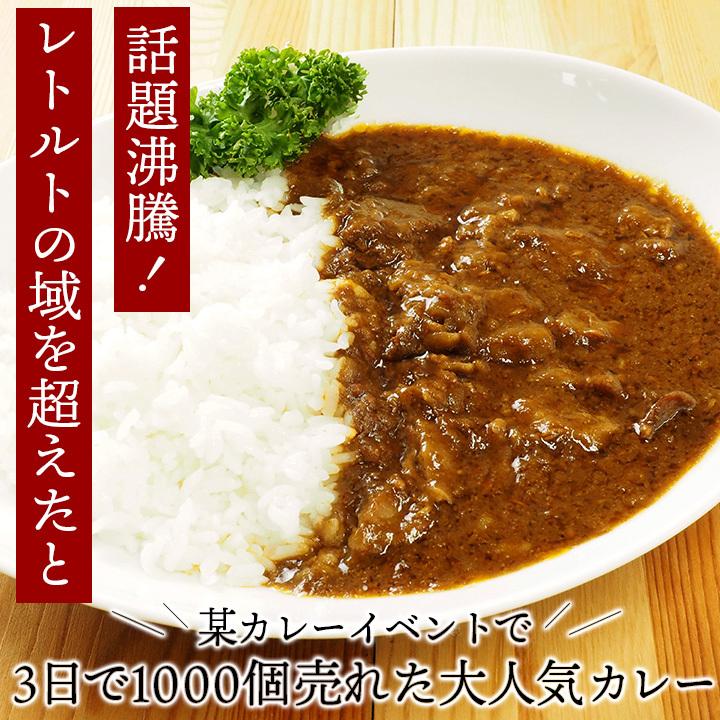 ビーフカレー ザ・ビーフ黒毛和牛すじカレー(240g・1食入) 常温便・クール冷蔵便可　※冷凍商品同梱不可