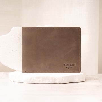 【24hr快速出貨】真皮多卡位簡約短夾-075126 母錢包 薄短夾