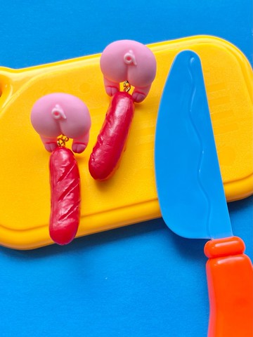 生命的接力 — 豬屁屁手作耳環