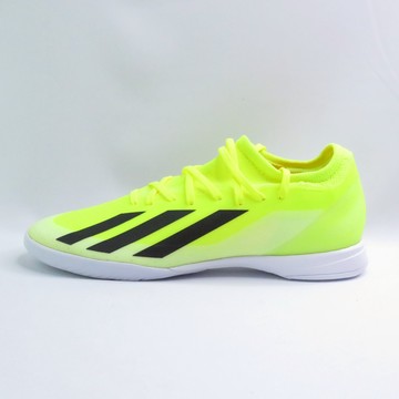 ADIDAS IF0701 X CRAZYFAST LEAGUE IN 男女室內足球鞋 亮黃【iSport愛運動】