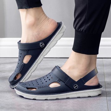 夏季透氣越南室外雨天橡膠洞洞鞋