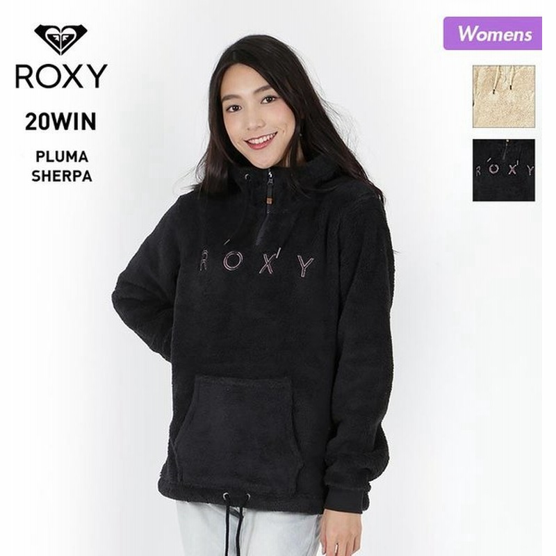 Roxy ロキシー レディース ハーフジップ パーカー もこもこ ボア 長袖 防寒 スノーボード スノボ スキー プルオーバー プルパーカー Erjft 通販 Lineポイント最大0 5 Get Lineショッピング