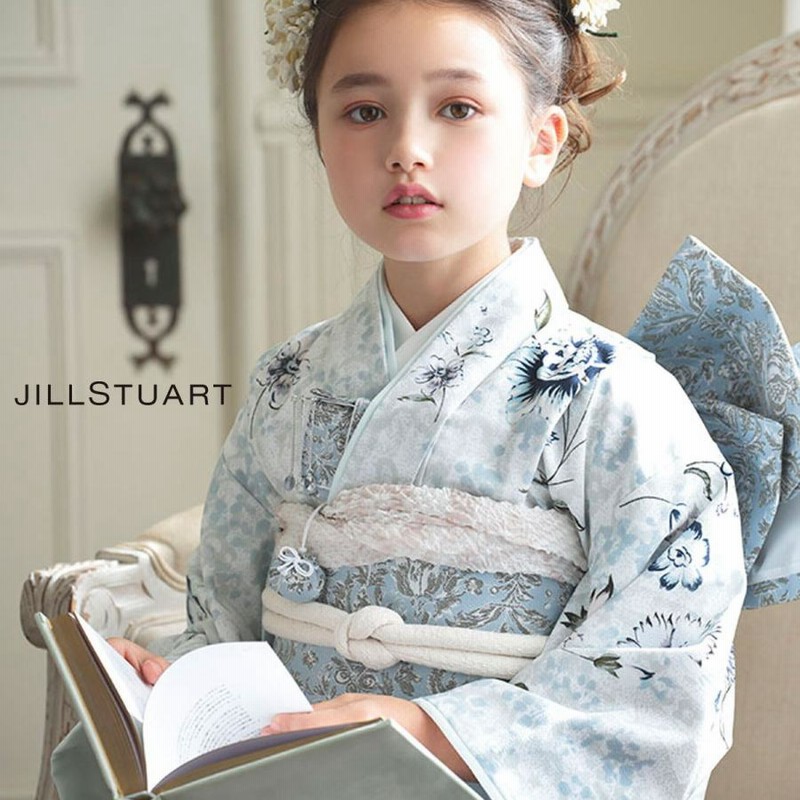 JILLSTUART レンタル 7歳の七五三 女の子 四つ身 着物 帯 フルセット