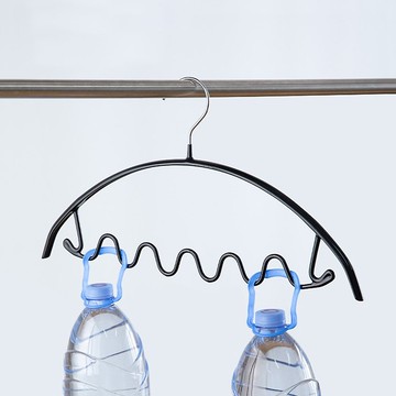 日本霜山 防滑無痕型多功能波浪衣架-6入-多色可選