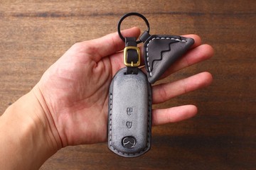 茶皮 Mazda 馬自達汽車鑰匙套 CX30 CX5 MX5 Mazda3 Mazda6【客製