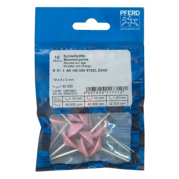 PFERD B81 帶柄砂輪 德國馬牌 10支  1組