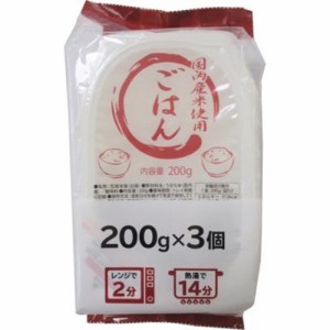 ★ Ｔ・ＪＰ秋田 国内産米使用ご飯 ２００ｇ×３Ｐ  ×8