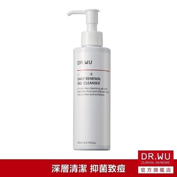 DR.WU 杏仁酸溫和煥膚潔膚露200ML