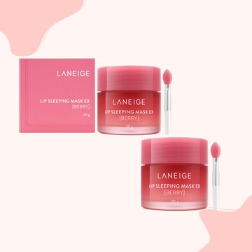 【LANEIGE蘭芝】睡美人極萃滋養晚安唇膜 20g #甜莓(下單請填雙數)
