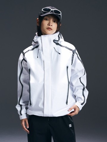 ENshadower隱蔽者Teflon三防流光壓膠硬殼沖鋒衣徒步登山夾克外套
