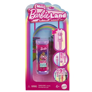 Barbie 芭比 驚喜動物換裝系列 迷你芭比樂園 迷你芭比娃娃 方便攜帶 隨時隨地都能享受玩樂的樂趣  多色 - 款式隨機  1盒