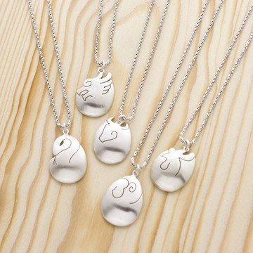 十二生肖破蛋項鍊