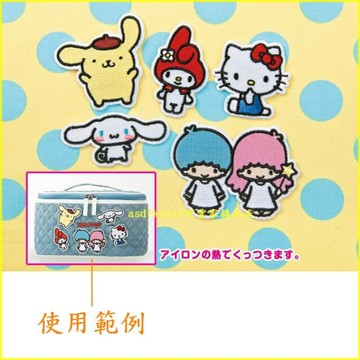 asdfkitty*SANRIO 燙布貼 大耳狗下標頁-可燙貼在衣服或布料包包上-日本正版商品