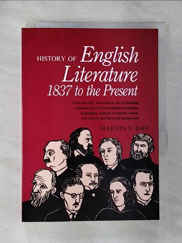 【書寶二手書T4／文學_G3F】History of English Literature 1837 to the Present