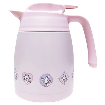 THERMOS 膳魔師 瑪麗貓系列 不銹鋼真空保溫壺 THV-1000MR-PK  1個  粉色  1L