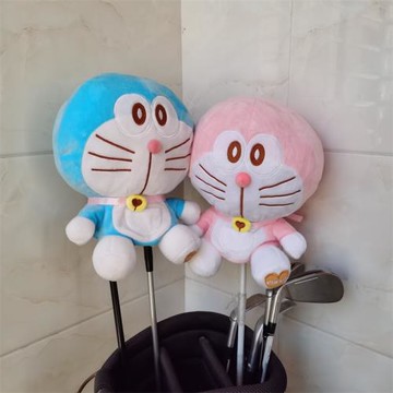 快樂哆啦A夢高爾夫球桿套一號木球道木桿頭保護套卡通高爾夫帽套