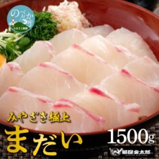 宮崎産 みやざきまだい 皮あり 1500g(冷凍)