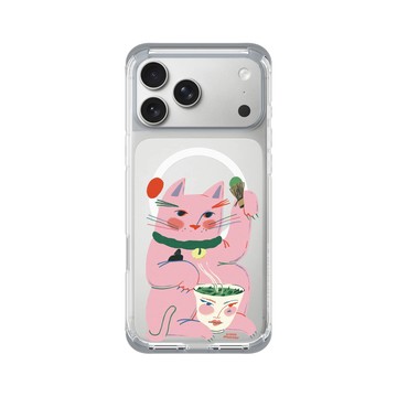 iPhone 17 Pro Max ClearX (MagSafe 兼容) 霜透灰 - Livia Fălcaru - 抹茶貓