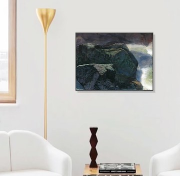 【磅礡】林順雄天地一石系列限量授權藝術版畫